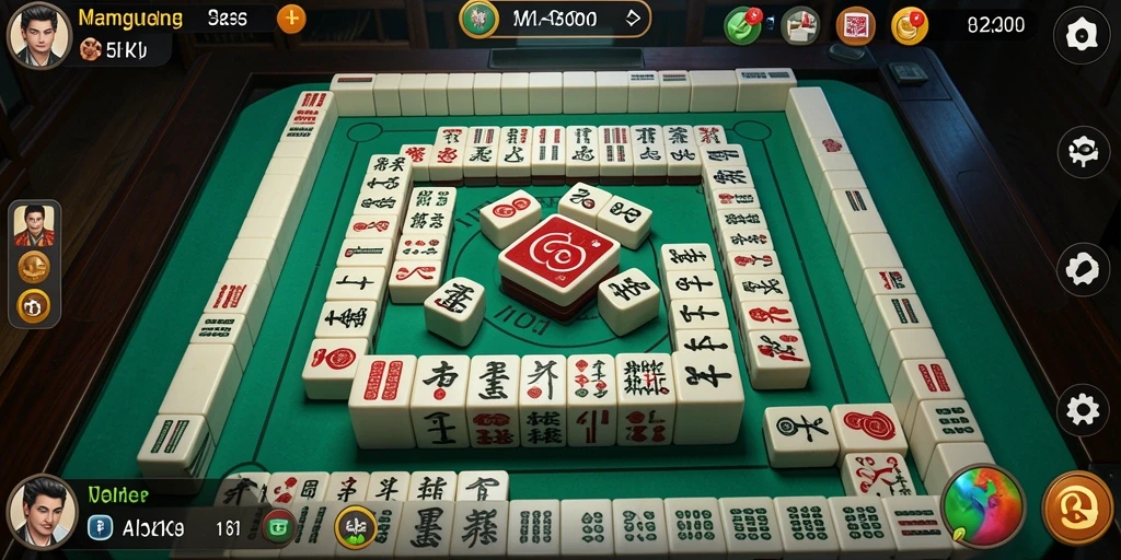 Tampilan gameplay yang menarik di 5ZK Mahjong.