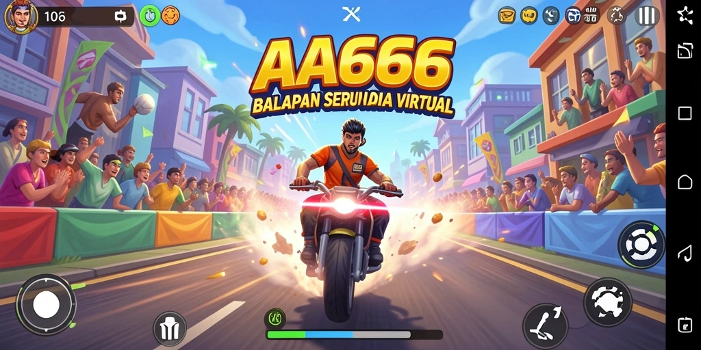 Gameplay balapan seru di AA666 dengan grafis yang menakjubkan.