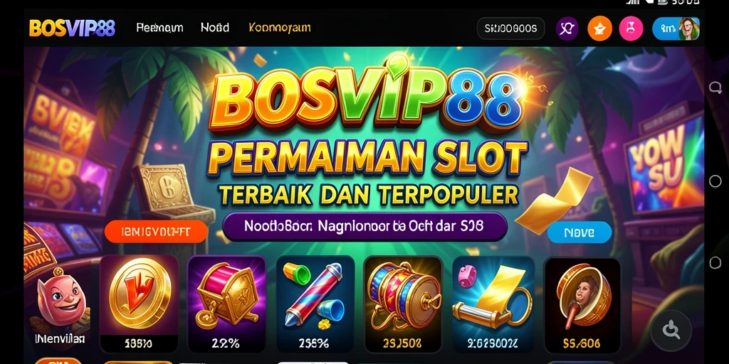 Screenshot gameplay slot menarik dari BOSVIP88.