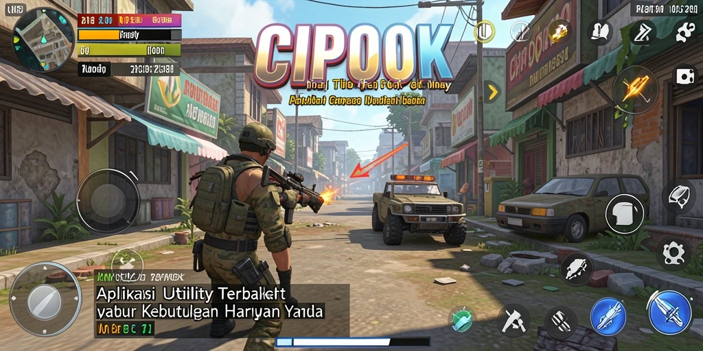 Tangkapan layar utama CIPOK menunjukkan antarmuka pengguna yang intuitif.