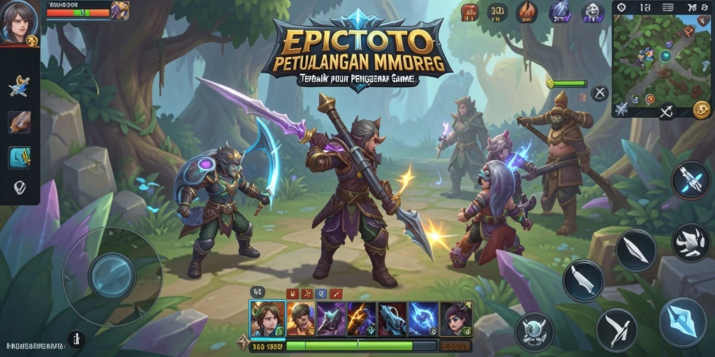 Tampilan gameplay menarik EPICTOTO dalam dunia MMORPG.