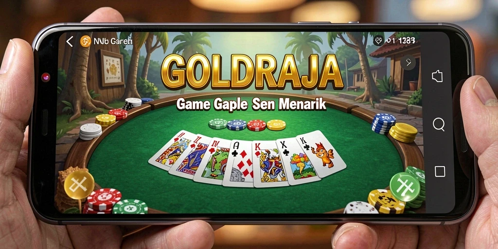 Tampilan gameplay seru di GOLDRAJA dengan teman-teman.