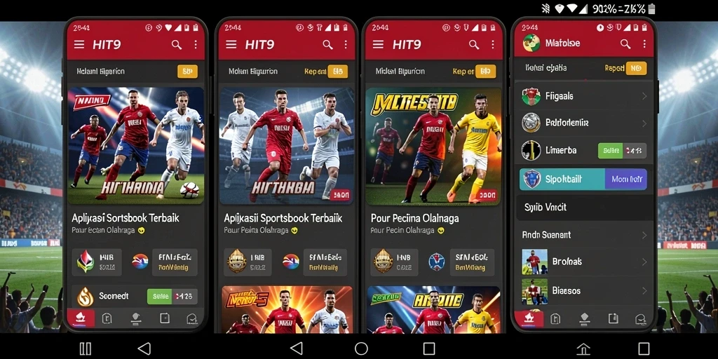 Screenshot utama menunjukkan keseruan gameplay Sportsbook HIT9.