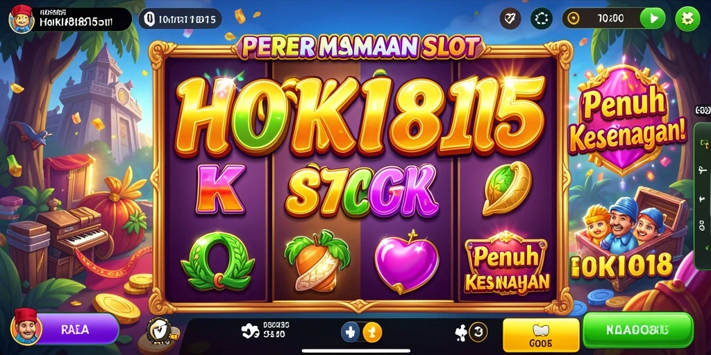 Tampilan menawan dari gameplay Slot HOKI8815 yang seru.