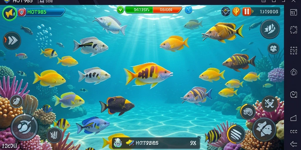Gameplay seru Tembak Ikan dengan grafis menawan di HOT985.