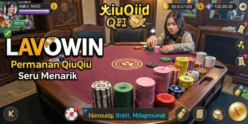 Tampilan gameplay seru LAVOWIN sedang berlangsung.
