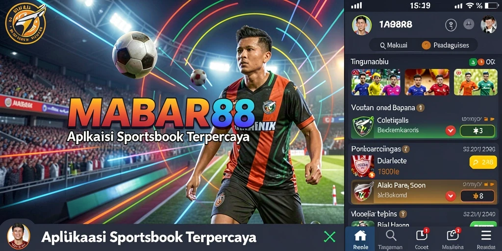 Screenshot MABAR88 yang menampilkan antarmuka taruhan olahraga.