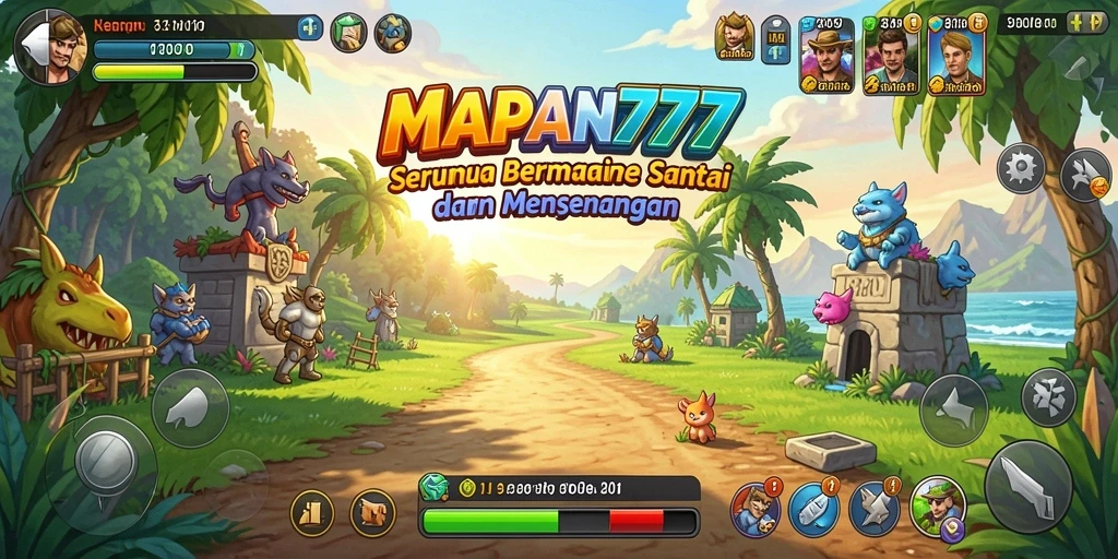 Tampilan gameplay seru dan mengasyikkan di MAPAN777.
