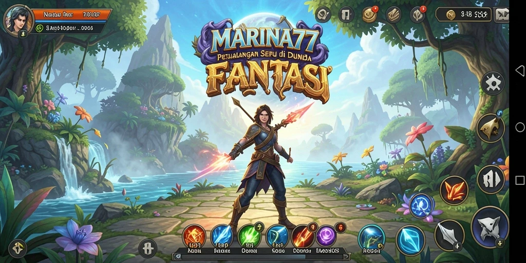 Tangkapan layar gameplay MARINA77 yang menampilkan aksi seru di dunia petualangan.