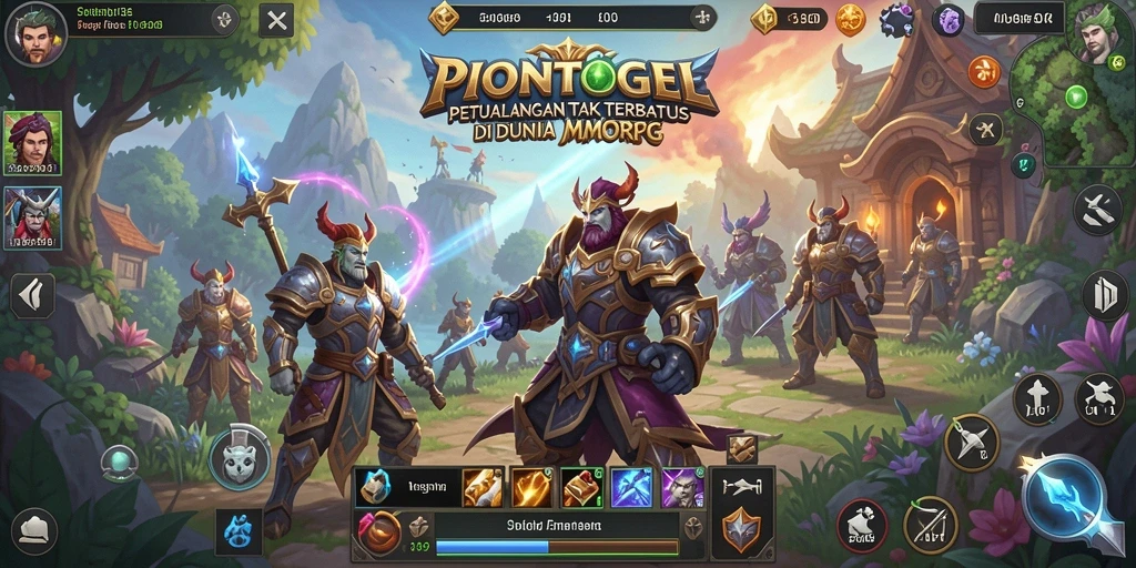 Tampilan gameplay PIONTOGEL yang penuh aksi dan petualangan seru.
