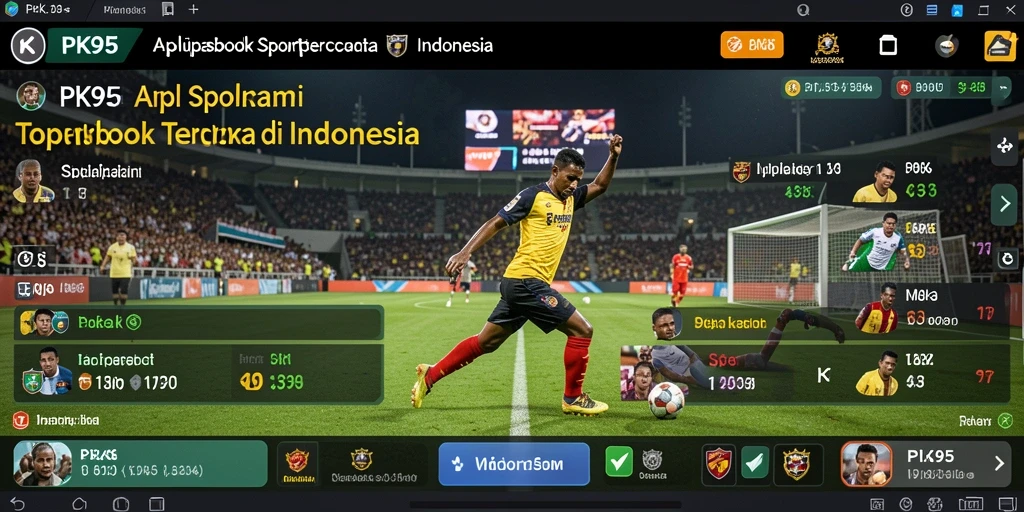 Tampilan gameplay menarik pada aplikasi Sportsbook PK95.