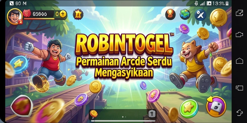 Tangkapan layar dari gameplay ROBINTOGEL yang mengasyikkan.