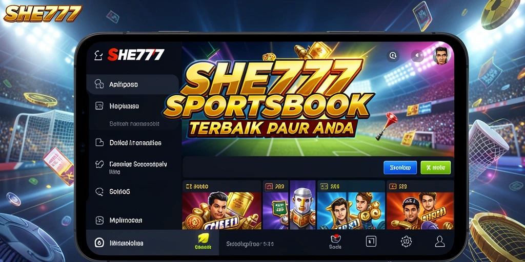 Screenshot utama dari <strong>SHE777</strong> menunjukkan pengalaman taruhan yang mendebarkan.