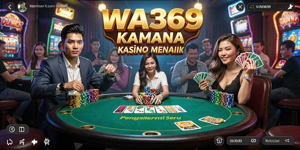 Screenshot gameplay WA369 menampilkan suasana Kasino yang nyata dan interaktif.
