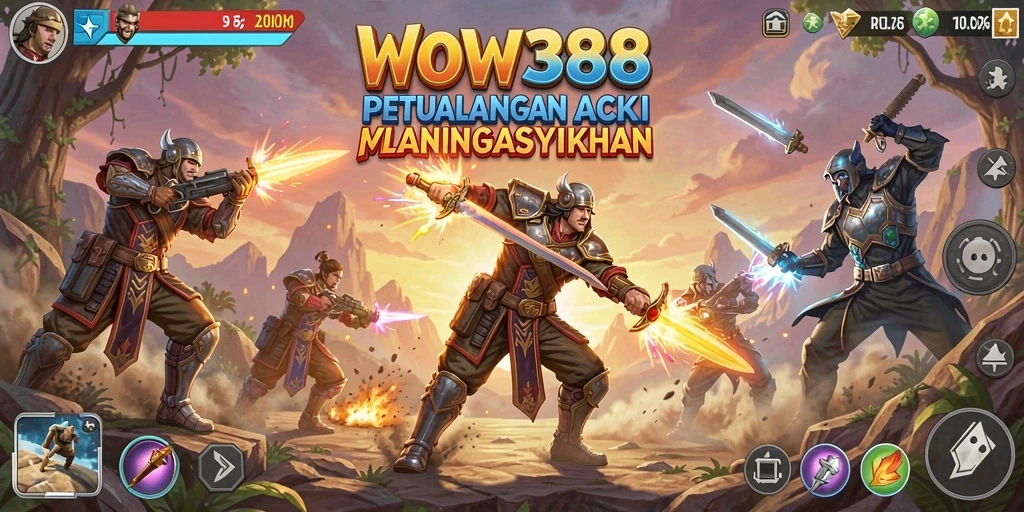 Gameplay mendebarkan dari WOW388 yang penuh aksi dan tantangan.